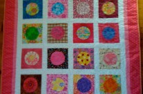 Ginny’s Baby Quilt (polka dot blocks)