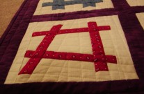 First Tic-Tac-Toe Quilt