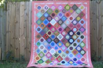 Rho’s Finished Quilt from Polka Dot Blocks