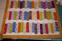 Cory’s Baby Stacks Quilt top