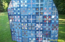 Hot Cross 9 Patch Quilt