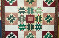 A Block Lotto Christmas Quilt