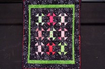 Starry Skies and (Tall) Shoo Flies Doll Quilt