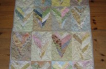 Low volume baby quilt