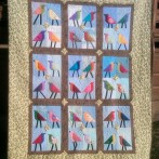 Tall birds quilt done