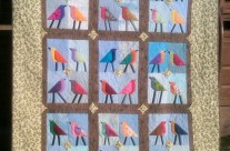 Tall birds quilt done