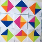 Nine Triangle Squares