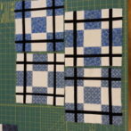 blue 9 patch plaid