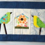 Birds table runner